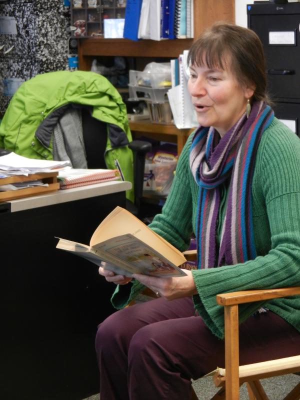 Wiscasset volunteers read during United Way’s 15th annual Community